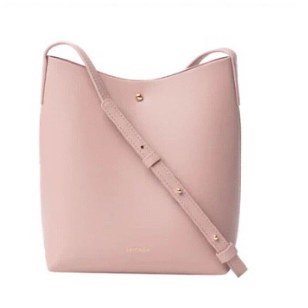 NEW Samara Womens Medium‎ Shoulder Bag Vegan Leather in Peony Adjustable Strap